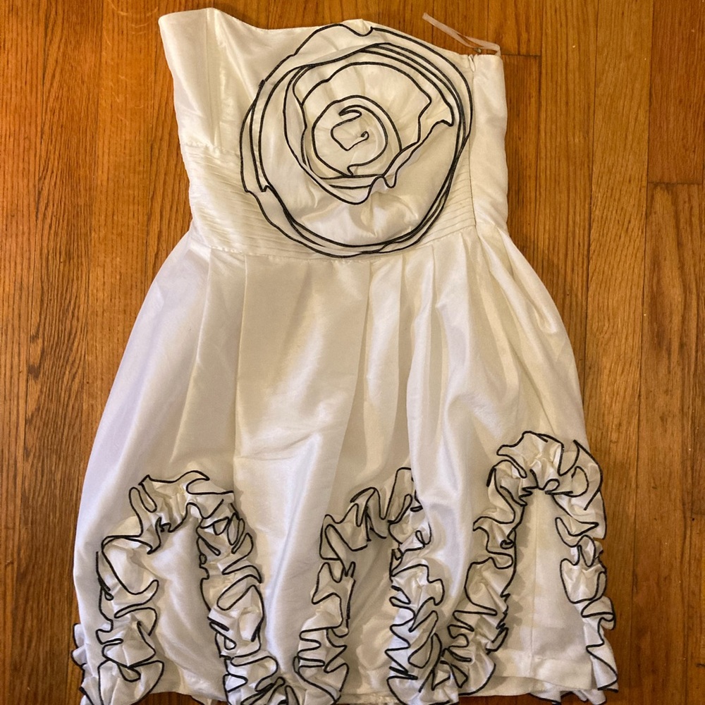 funky strapless cupcake dress size small